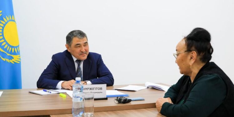 Жамбыл облысы әкімінің азаматтарды жеке қабылдауы өтті