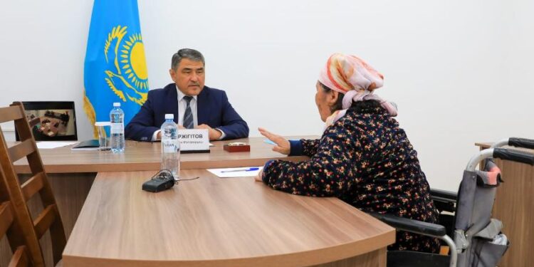 Жамбыл облысы әкімінің азаматтарды жеке қабылдауы өтті