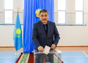 Жамбыл облысының әкімі дауыс берді