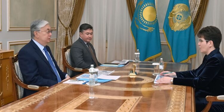 Мемлекет басшысы Жоғары аудиторлық палата төрағасы Наталья Годунованы қабылдады