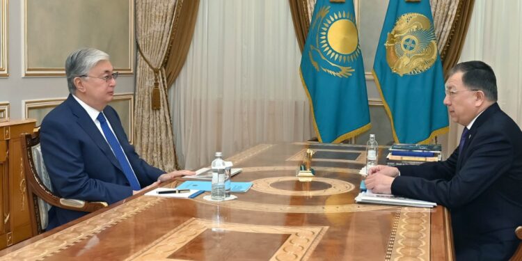 Президент Әл-Фараби атындағы ҚазҰУ-дың ректоры Жансейіт Түймебаевты қабылдады