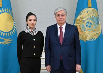 Мемлекет басшысы Астана қаласы шахмат федерациясының құрметті президенті Динара Сәдуақасованы қабылдады