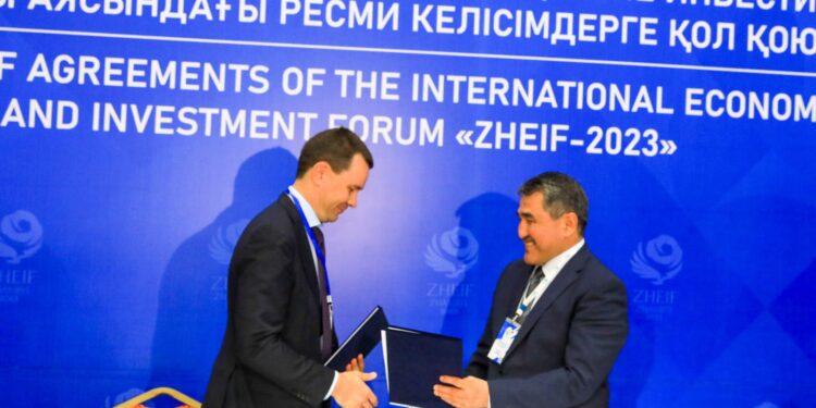 ZHEIF-2023: Шетелдік компаниялармен құны 700 миллион АҚШ долларын құрайтын меморандумдарға қол қойылды