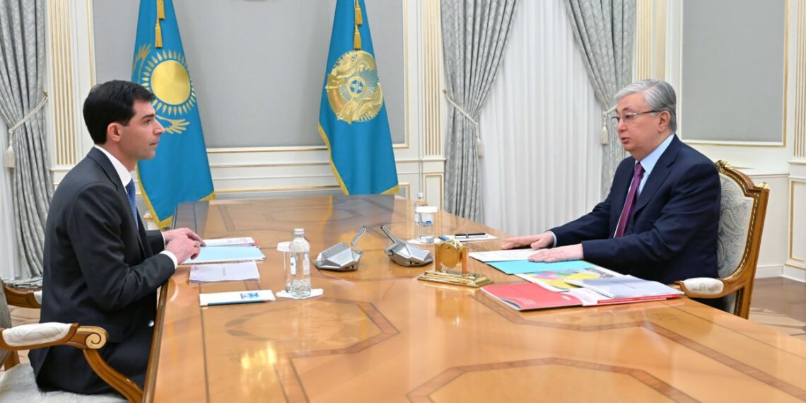 Президент «Allur компаниялар тобы» АҚ директорлар кеңесінің төрағасы Андрей Лаврентьевті қабылдады
