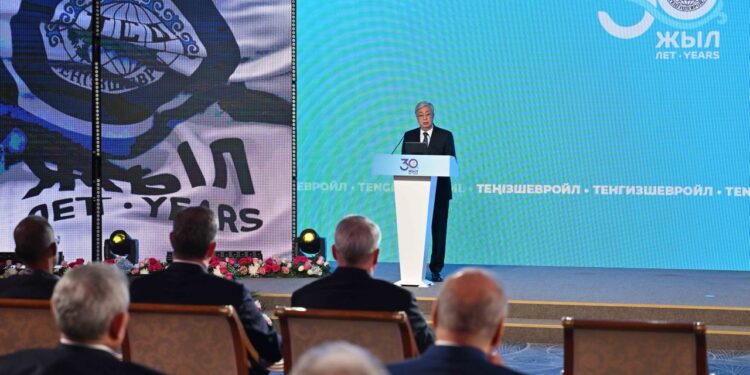 Мемлекет басшысы «Теңізшевройл» компаниясының 30 жылдығына арналған салтанатты жиынға қатысты