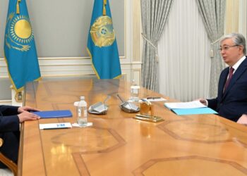 Президент Қасым-Жомарт Тоқаев ҰҚШҰ Бас хатшысы Иманғали Тасмағамбетовті қабылдады