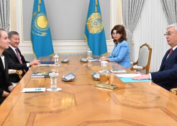 Мемлекет басшысы теннисші Елена Рыбакинаны қабылдады