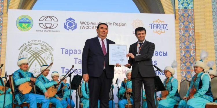 Тараз – елімізде алғашқы болып дүниежүзілік қолөнершілер қаласы тізіміне енді