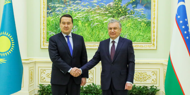 Әлихан Смайылов Ташкентте Өзбекстан Президентімен кездесті