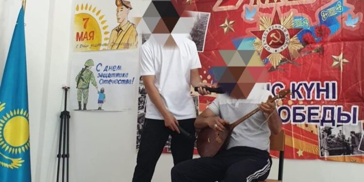 Ұлы Жеңіс күні жазасын өтеушілер арасында мерекелік іс-шара ұйымдастырылды