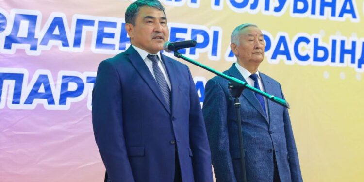 Жамбыл облысы әкімі ардагерлер арасындағы облыстық спартакиаданың ашылуына қатысты