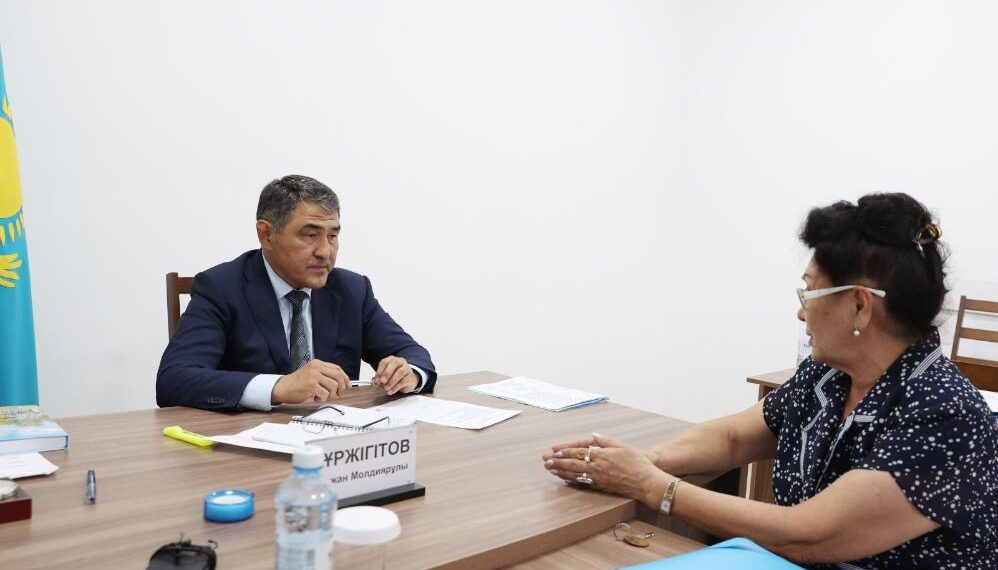 Нұржан Нұржігітов азаматтарды қабылдады