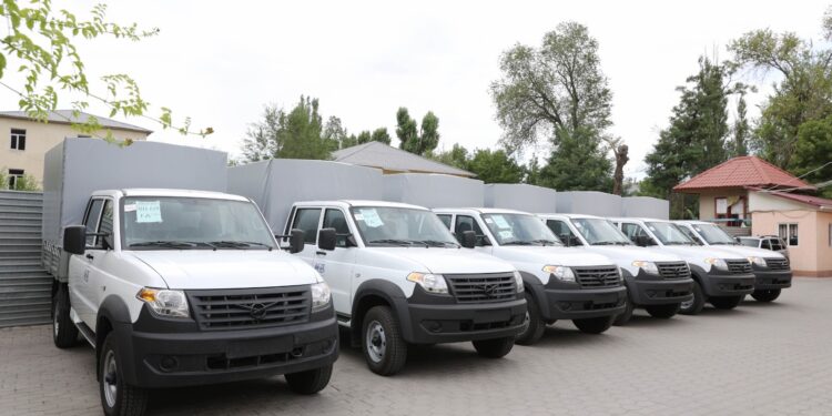 Жамбыл облысында орманшыларға қызметтік көліктер табыс етілді