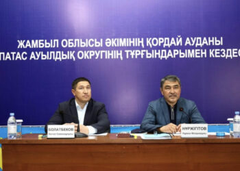 Нұржан Нұржігітов Қордай ауданындағы ауыл тұрғындарымен кездесті