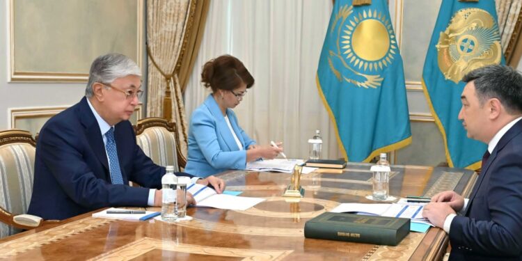 Президент Ақпарат және қоғамдық даму министрі Дархан Қыдырәліні қабылдады