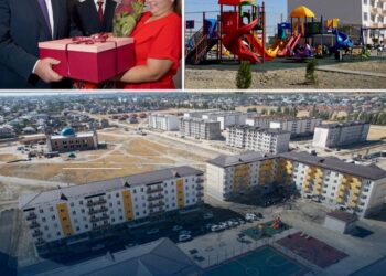 Таразда 460 пәтерлі 6 тұрғын үй пайдалануға берілді