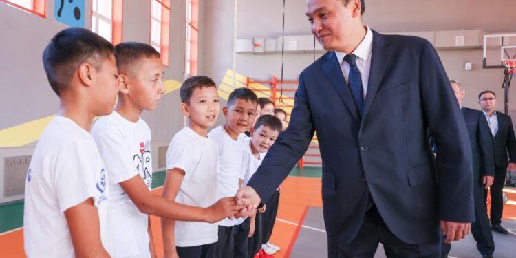 Т. Рысқұлов ауданында 300 орындық жаңа мектеп пайдалануға берілді