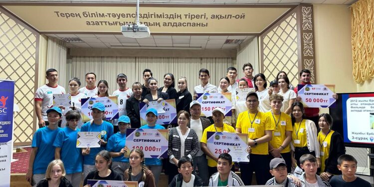 «Өзге тілдің бәрін біл, өз тіліңді құрметте!» атты жастар арасында квест ойындары өтті