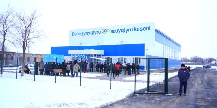 Т.Рысқұлов ауданында дене шынықтыру-сауықтыру кешені ашылды