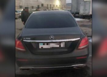 Тараз полицейлері жалған нөмірмен жүрген көлік жүргізушісін анықтады