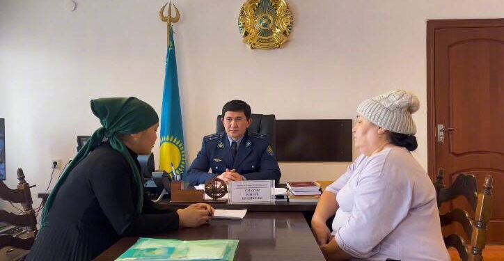 Жамбыл облысы ПД басшылығы аудан-ауылдардың тұрғындарын қабылдауда