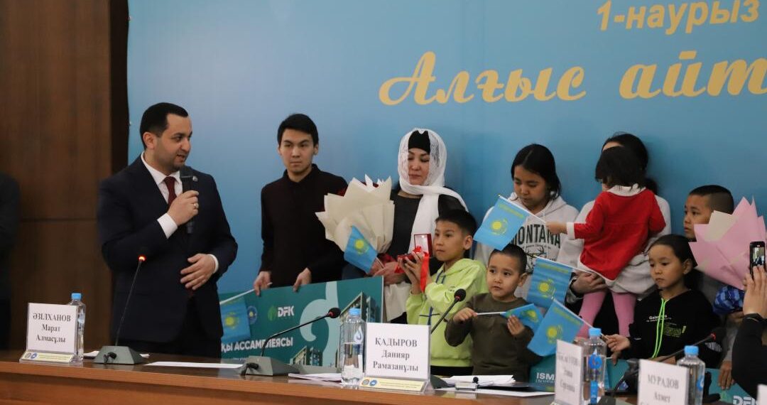 «Қайырымдылық керуені» акциясы. Көпбалалы отбасылар баспаналы болды