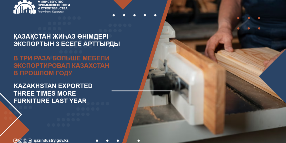 Қазақстан жиһаз өнімдері экспортын 3 есеге арттырды
