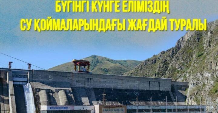 Бүгінгі күнге еліміздің су қоймаларындағы жағдай туралы