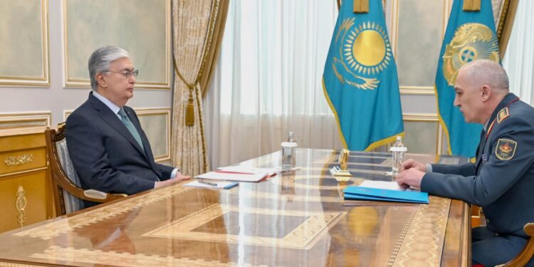 Президентке Қазақстан армияның жай-күйі туралы мәлімет берілді