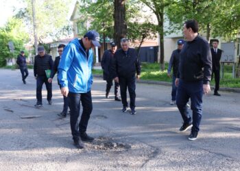 Биыл Таразда 140 шақырымнан аса жол жөнделеді
