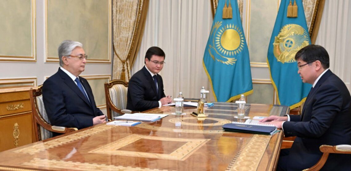Мемлекет басшысы Қаржы министрі Мәди Такиевті қабылдады