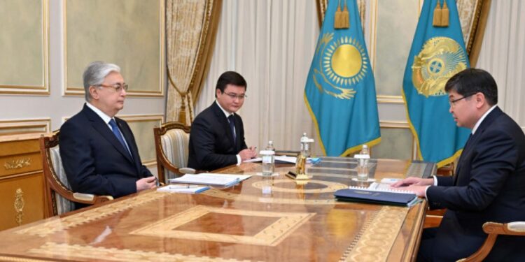 Мемлекет басшысы Қаржы министрі Мәди Такиевті қабылдады