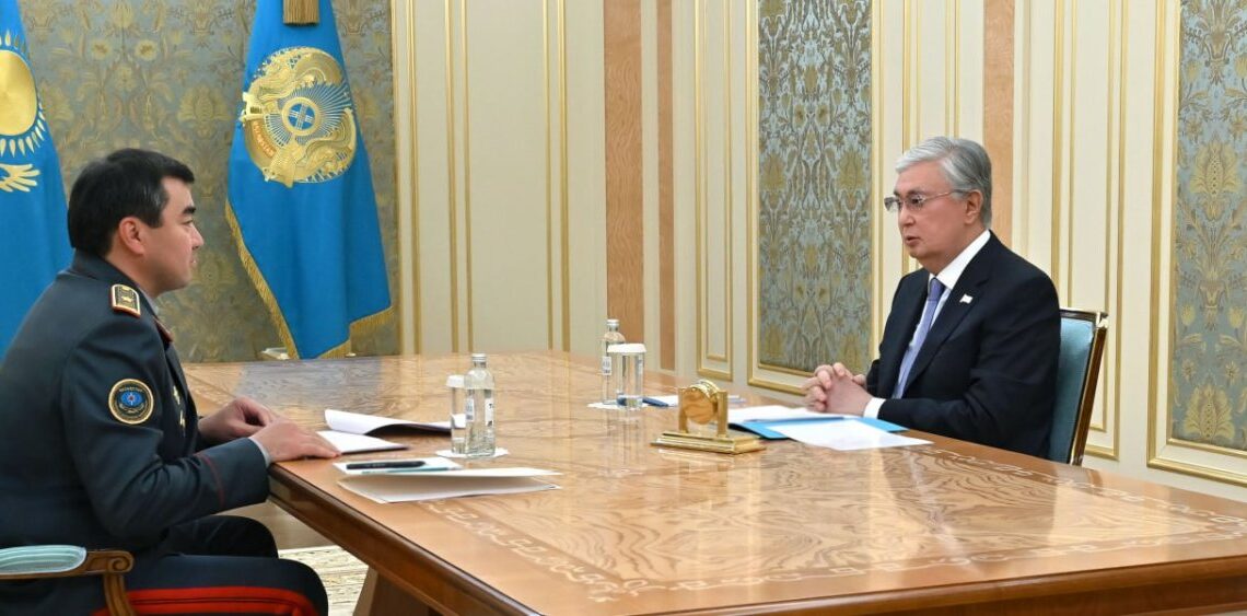 Мемлекет басшысы Төтенше жағдайлар министрі Шыңғыс Әріновті қабылдады