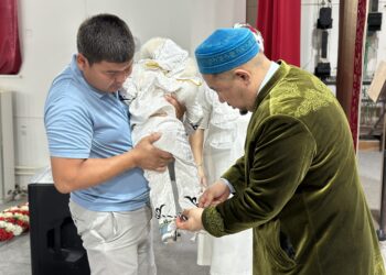 НҰРЛАН ИМАМ САУДАКЕНТ ПЕН ЖАҢАТАС ТҰРҒЫНДАРЫМЕН КЕЗДЕСТІ