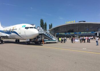 Таразда әуежай қызметкерлерін балағаттаған ресейлік қамауға алынды