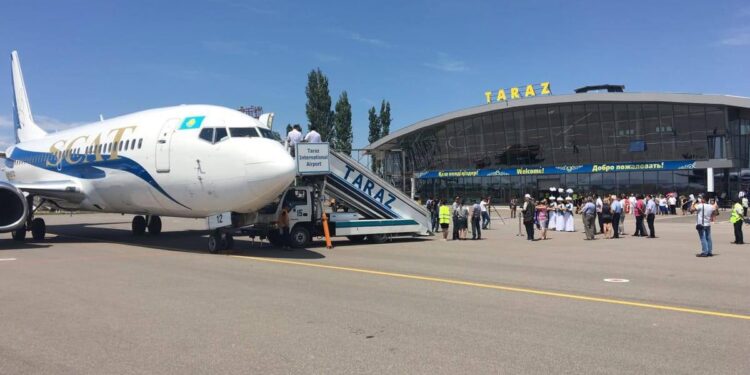 Таразда әуежай қызметкерлерін балағаттаған ресейлік қамауға алынды