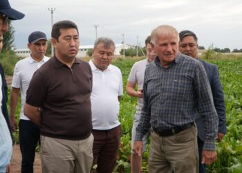 Айдарбек Сапаров қант қызылшасын еккен фермерлермен кездесті