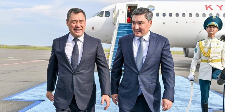 Астанаға Әзербайжан және Қырғызстан президенттері келді