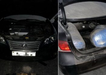 Жамбылда есірткі тасымалдаушылар көліктерін өртеп жібермек болды