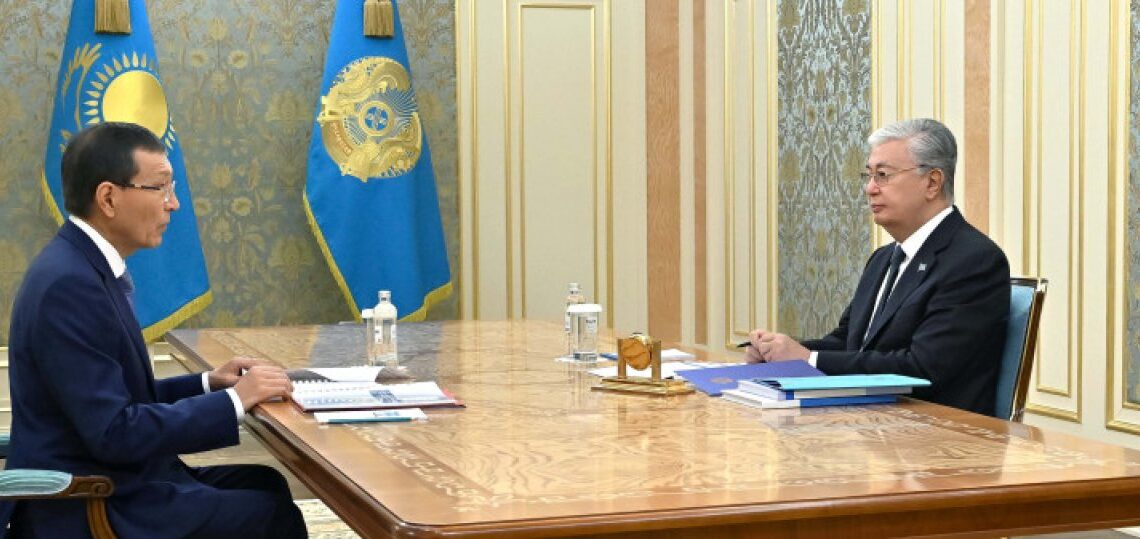 Мемлекет басшысы Орталық сайлау комиссиясының төрағасы Нұрлан Әбдіровті қабылдады
