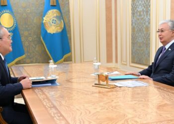 Қасым-Жомарт Тоқаев Қаржылық мониторинг агенттігінің төрағасы Жанат Элимановты қабылдады