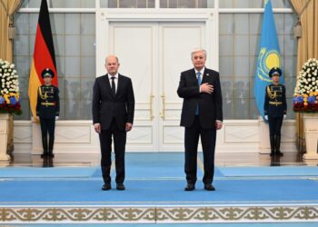 Германияның Федералдық канцлері Қазақстанға ресми сапармен келді