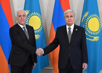 Қазақстан мен Армения президенттері келіссөз жүргізді