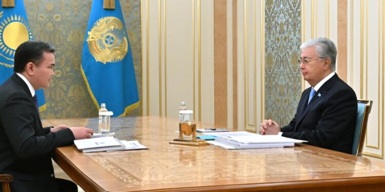 Астана әкімі Тоқаевқа есеп берді