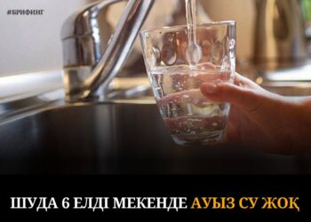 Шудың алты ауылында ауыз су жоқ