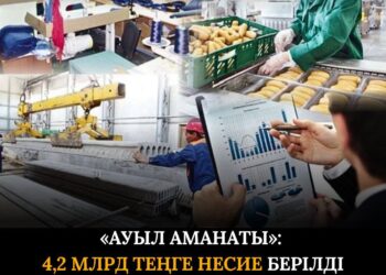 “Ауыл аманаты”: Ауданда 4,2 млрд теңгенің несиесі берілді