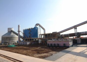 Қордайда ірі цемент зауытының өндірістік желісі іске қосылды