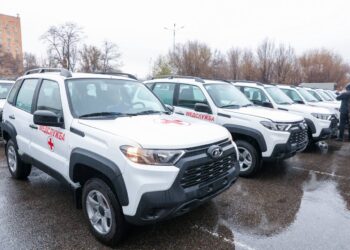 Өңірдің медицина мекемелеріне 20 жаңа автокөлік табысталды