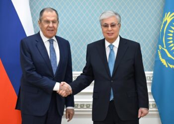 Мемлекет басшысы Ресейдің Сыртқы істер министрі Сергей Лавровты қабылдады