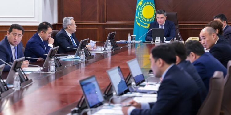 Үкіметте 2025 жылғы су тасқыны кезеңіне дайындық барысы қаралды